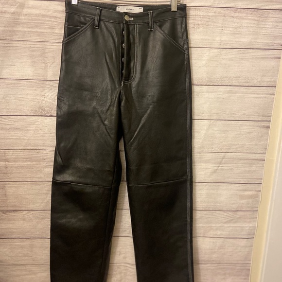 Simonett Kika Vegan Leather Pants Medium - Picture 6 of 13